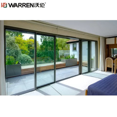 71x80 Sliding Aluminium Double Glazing Black Triple Patio Door Exterior