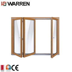 NFRC aluminum bi fold accordion folding window