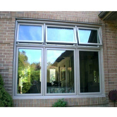 General Aluminum Storm Hinged Windows Extrusions Chain Winder Awning Window Swing Out Window