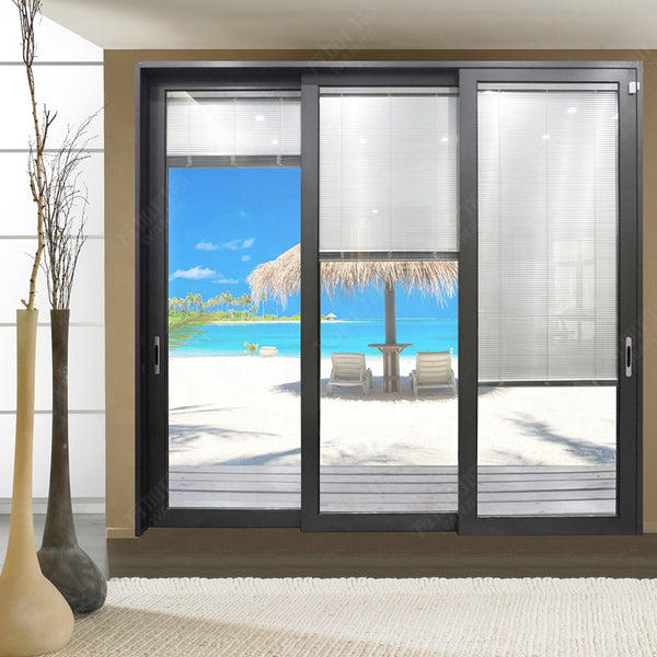 low e glass double sliding door balcony