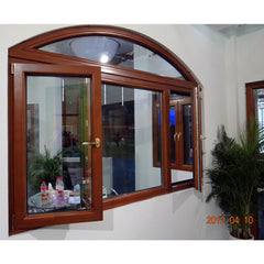 WDMA Customized UPVC/PVC windows double glazed swing glass window