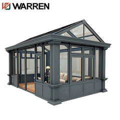 uk standard prefabricated glass aluminum conservatory sunroom