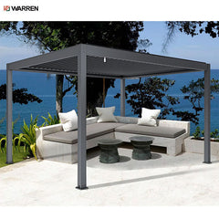 Warren modern retractable aluminium wedding pergola outdoor