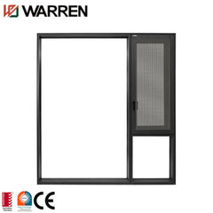 Aluminum Frameless triple pane frosted glass casement windows