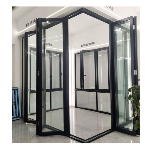 WDMA Aluminum Thermal break Aluminum Door bi-folding door