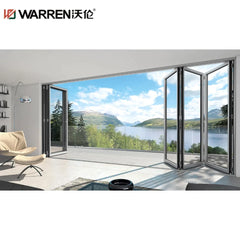 24x80 Bifold Aluminium Tinted Glass Grey Custom Width Patio Door Cost