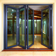 High Quality Home For Small Space Frameless Glass Patio Kenya Insulated Folding Door on China WDMA