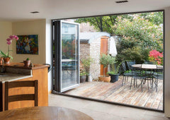 High Quality Low Cost Luxury Aluminium Bifold Doors China Manufacturer on China WDMA