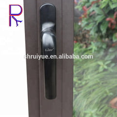 High Quality pvc/aluminum alloy profile casement hinge double glass windows on China WDMA