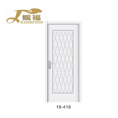 High-end exporter decorative pvc wood bathroom doors on China WDMA