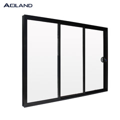 High performance Aluminium glass 3 panel sliding door with as 2047 standard on China WDMA