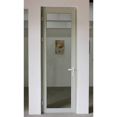 High performance thermal break modern interior exterior aluminum frame glass french doors low door sill on China WDMA