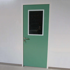 High quality airtight metal access french open clean room doors and windows with frame on China WDMA