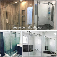 High quality frameless sliding glass door system hardware on China WDMA