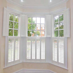 High quality interior louvre furniture half circle window shutter on China WDMA