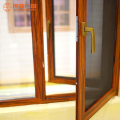 High quality single glass aluminium sliding casement window on China WDMA