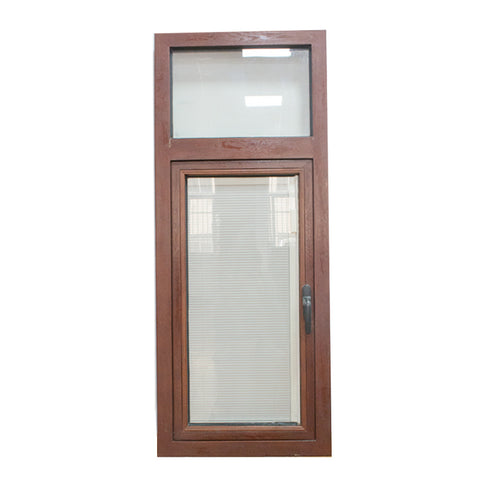 High quality thermal break aluminum wood composite window for residential house on China WDMA