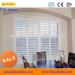 High quality upvc bifold louvre doors, plantation shutters on China WDMA