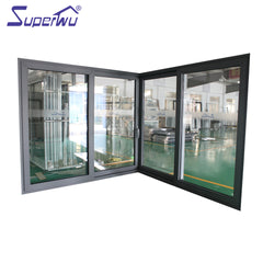 Highest quality System Thermally Broken Aluminum 4 Panel Sliding Door on China WDMA