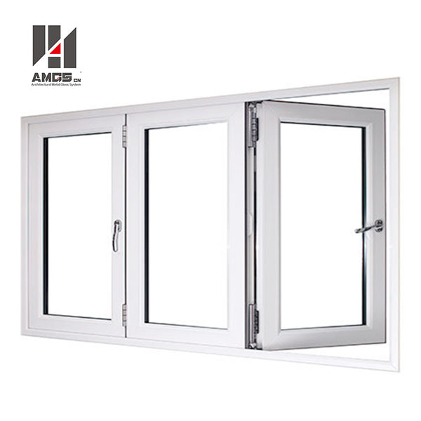 Home Stormproof Aluminium Residential Insulated Window s, Security Aluminum Horizontal Double Tempered Glass Floding Windows on China WDMA