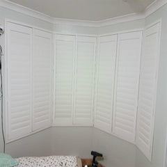 Home decoration hot sale accordion hurricane louvered windows with shutters on China WDMA