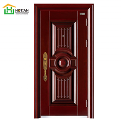 Hot Sale Entrance Exterior Iron Steel Door and Finished Surface Finishing Security Door Swing Open Style on China WDMA