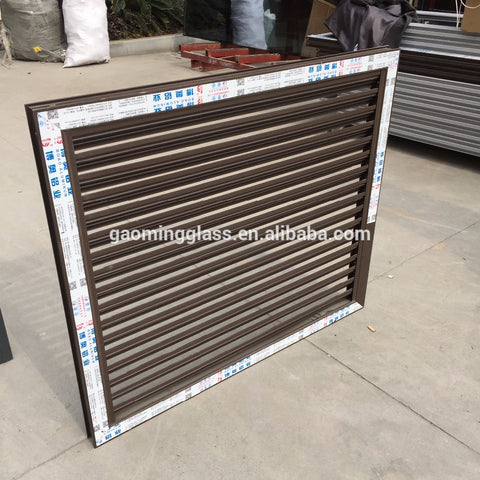 Hot sale European style double glazed aluminium glass louvers window with high quality on China WDMA