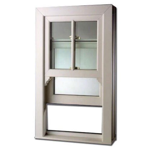 Hot sale upvc window hardware vertical sliding window with double pane glass on China WDMA