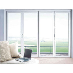 Hotsale aluminium doors windows Metal Frame Double Glass Glazed Hurricane Impact aluminum doors and Window on China WDMA