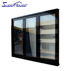 Impact resistance door aluminum folding glass doors on China WDMA