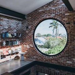 Impact resistance hurricane proof arch fixed round window on China WDMA