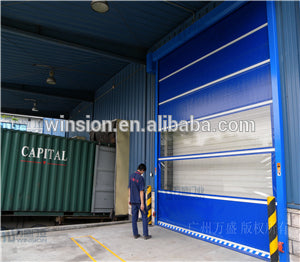 Industrial PVC Roll Up Door High Speed Door on China WDMA