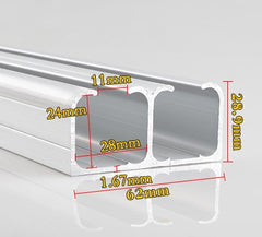 Industrial aluminium sliding door track profile on China WDMA