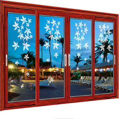 Interior Commercial Waterproof Dark Greys Size Exterior Security Fly Screen Tempered Glass Sliding Door With Trickle Vent on China WDMA