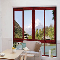 Interior Home Lift Windows Impact Resistant Grill Design Burglar Proof Sliding Window on China WDMA