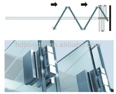 Interior door design good quality glass sliding folding door on China WDMA