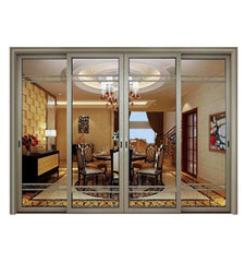 JBD custom aluminium patio doors for sale vertical frameless bi folding glass doors on China WDMA on China WDMA