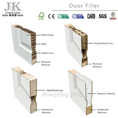 JHK-011 White Wood Timber Wooden Blinds White Primer Door on China WDMA