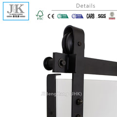 JHK-Quiet Glide Barn Door Hardware Oak Sliding Barn Door on China WDMA