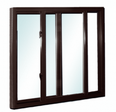 Japan Aluminum double glazed sliding plate glass door windows