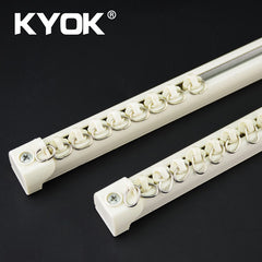 KYOK 2019 aluminum sliding windows,curtain track with pulley system,curtain iron rail on China WDMA