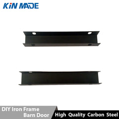 Kinmade DIY Iron Steel C Channel Frame for wooden Barn Door Sliding Hardware on China WDMA