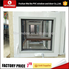 Latest design Crank open window pvc windows with top brand hardware on China WDMA