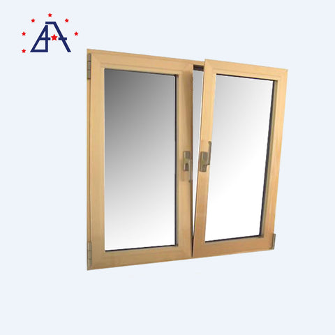 Latest design top single hung aluminum window tilt and turn with double glazed glass on China WDMA