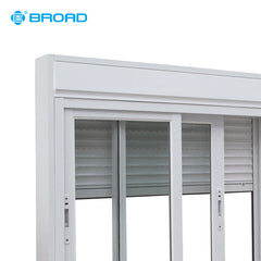 Latest design window and doors electronic or manual shutter sliding window on China WDMA