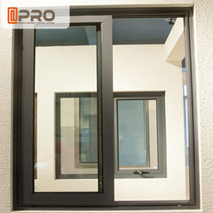 Latest double glazed sliding window design aluminum sliding windows price philippines on China WDMA