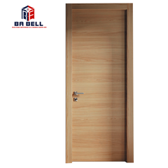 Light Walnut Italy Style Inside porte Simple Wood Door Custom Made Good Quality Cheap bedroom Swing MDF Interior Room Doors on China WDMA