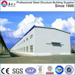 Low Cost and Fast Assembling Gable frame prefabricated industrial steel structure warehouse / workshop on China WDMA