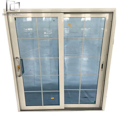 Lower track interior french glass sliding doors on China WDMA