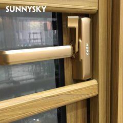 Luxury Australia standard french aluminum casement swing window on China WDMA